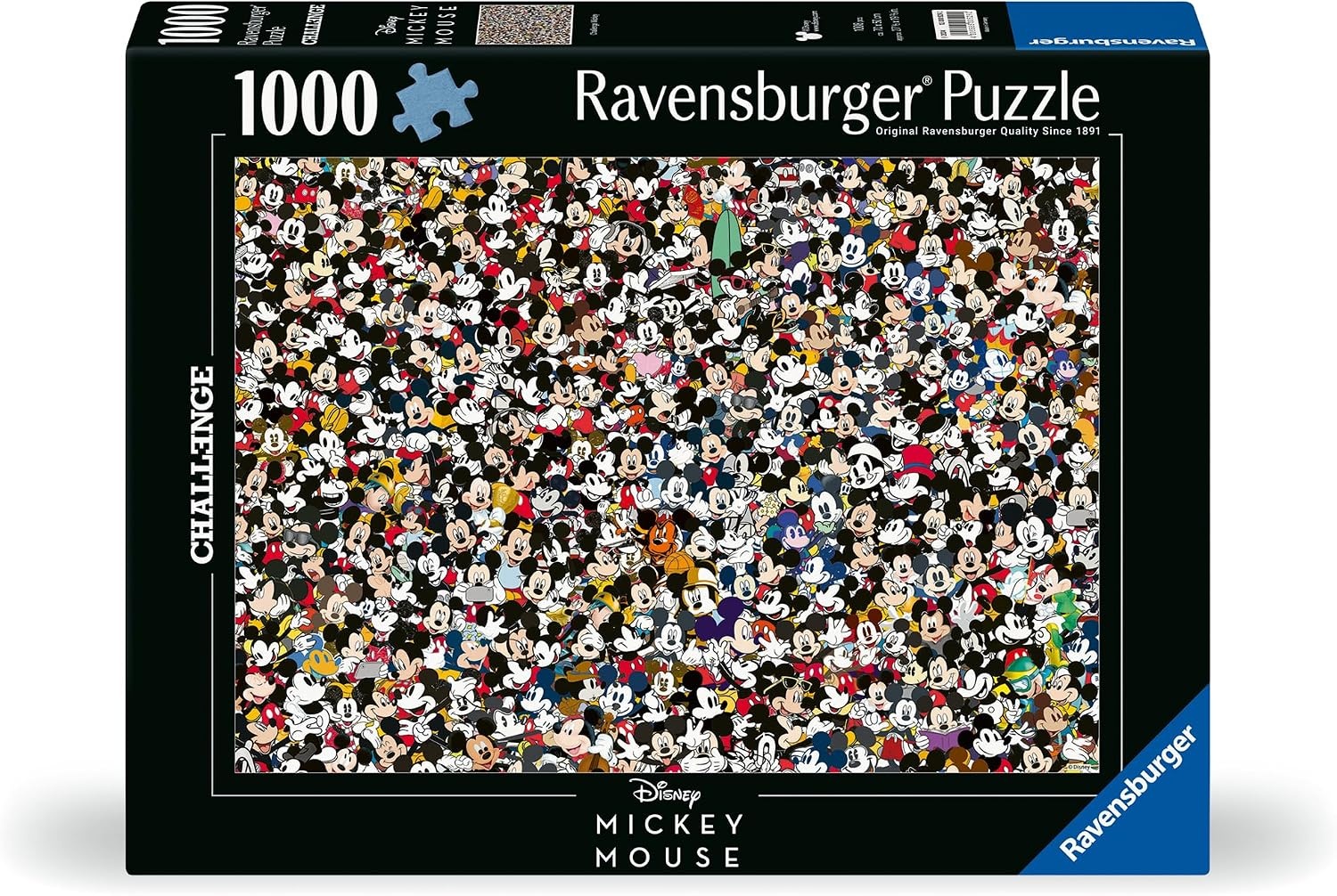 image:imageRavensburger Puzzle 12000529 Mickey Challenge 1000 Teile Puzzle fr Erwachsene und Kinder ab 14 Jahren Disney Puzzle Disney GeschenkeMickey Challenge