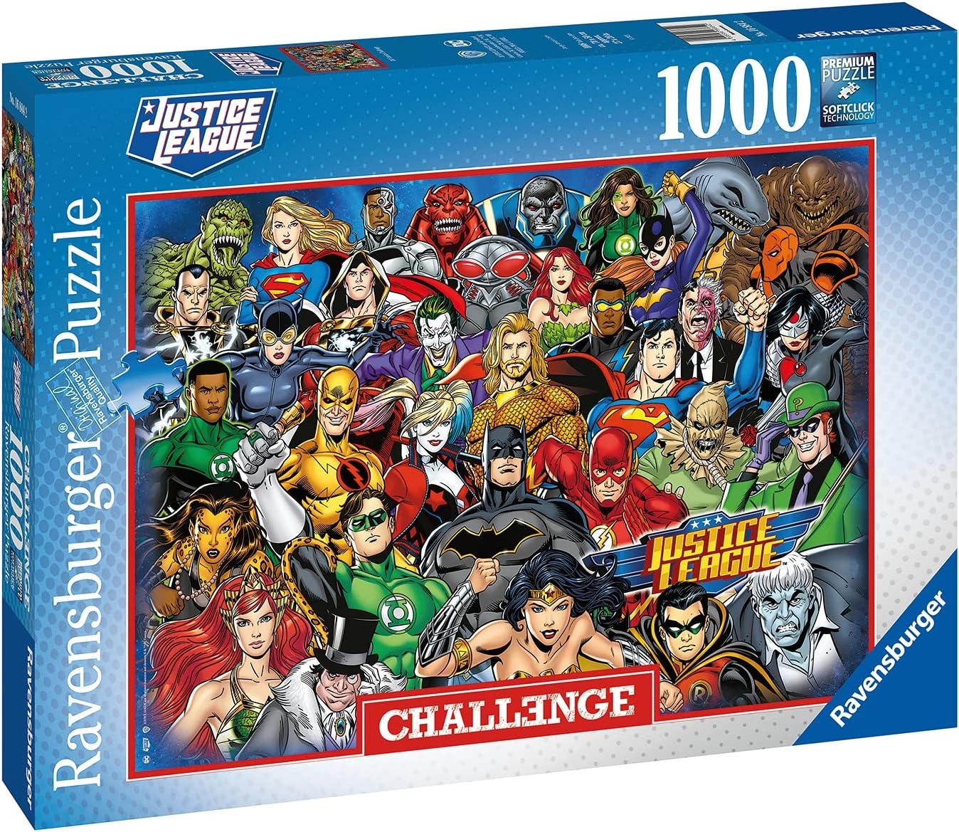 image:imageRavensburger Puzzle 12000565 DC Comics Challenge 1000 Teile Puzzle fr Erwachsene und Kinder ab 14 Jahren DC Comics GeschenkeAntik