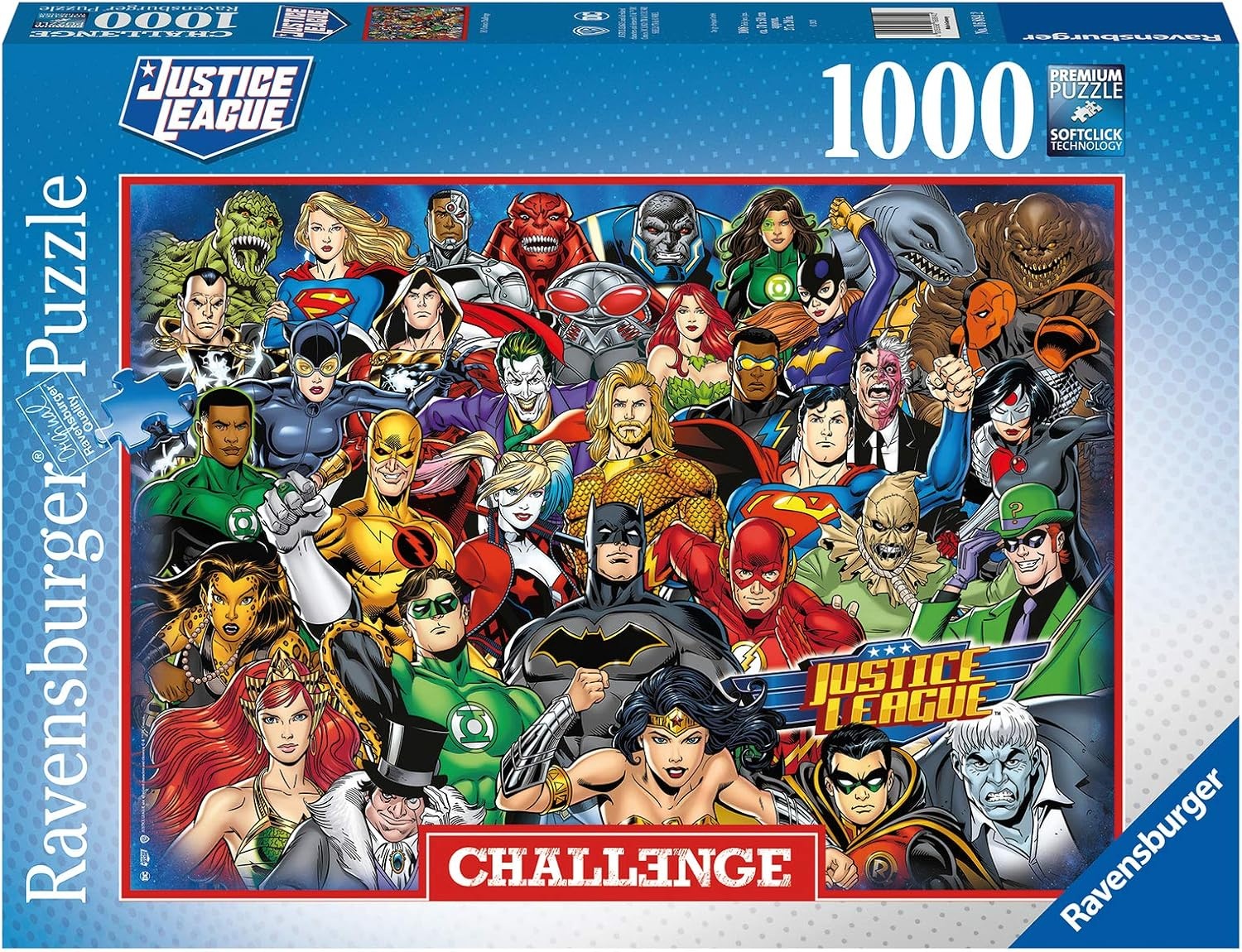 image:imageRavensburger Puzzle 12000565 DC Comics Challenge 1000 Teile Puzzle fr Erwachsene und Kinder ab 14 Jahren DC Comics GeschenkeAntik