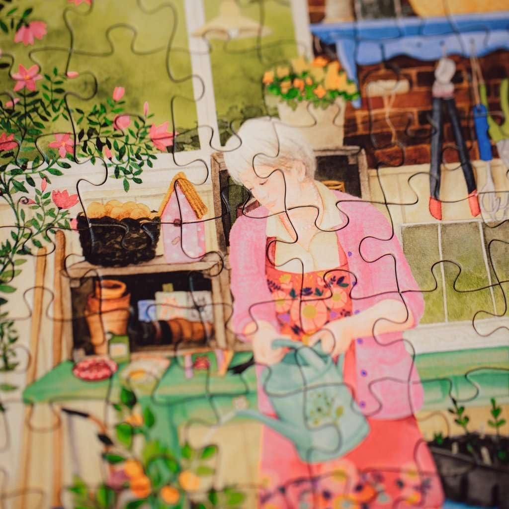 image:imageRavensburger Puzzle Gartenarbeit 100 groe PuzzleTeile fr Senioren