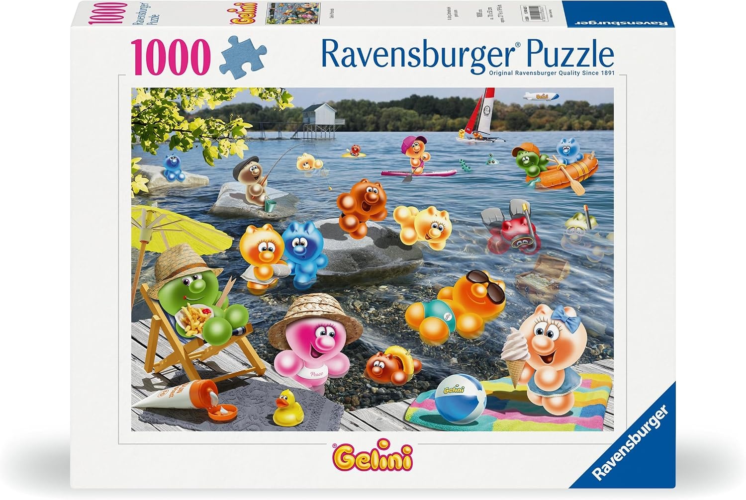 image:imageRavensburger Puzzle Gelini Seepicknick 1000 Teile Puzzle fr Erwachsene