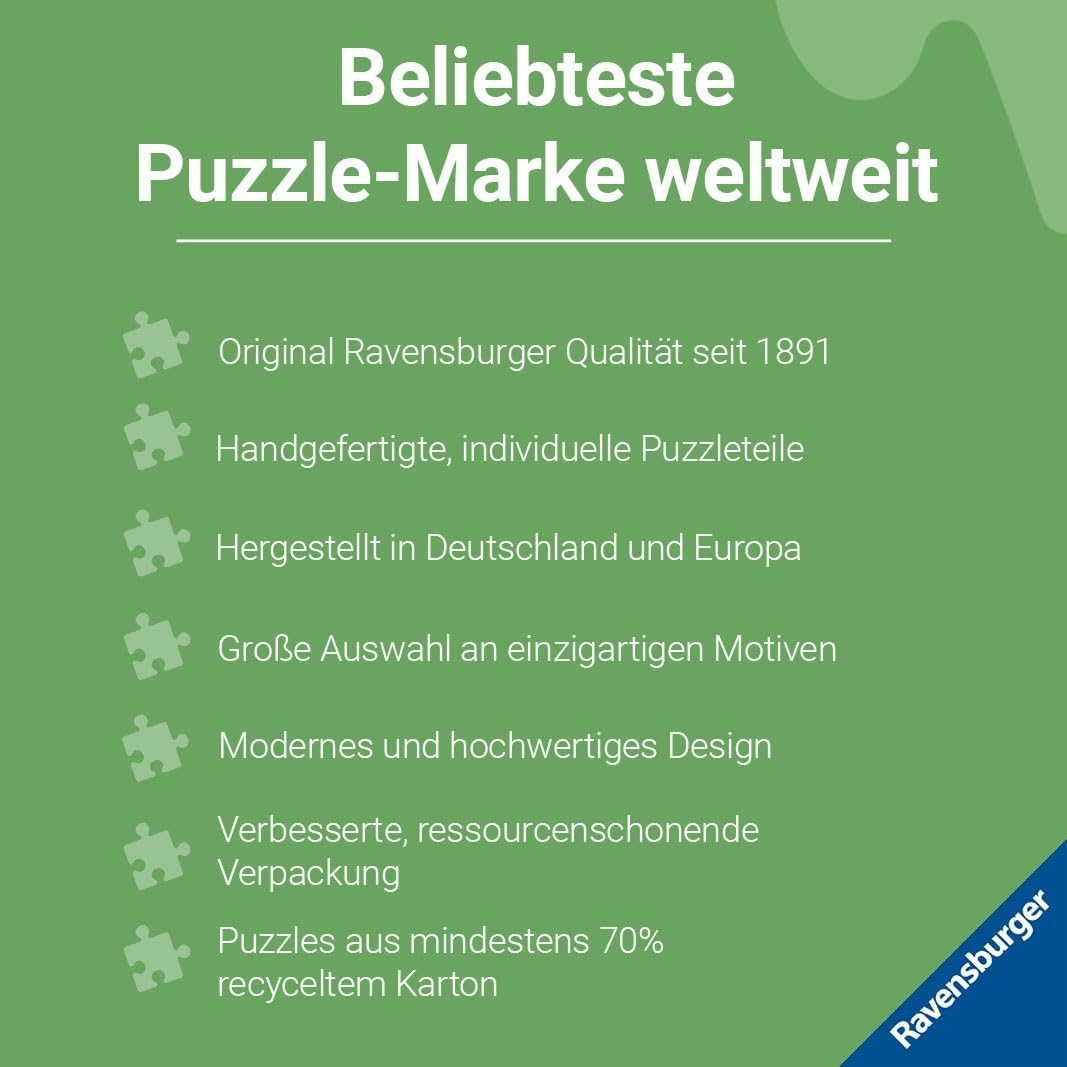 image:imageRavensburger Puzzle Leuchtender Wolf 500 Teile Puzzle fr ErwachseneScenic