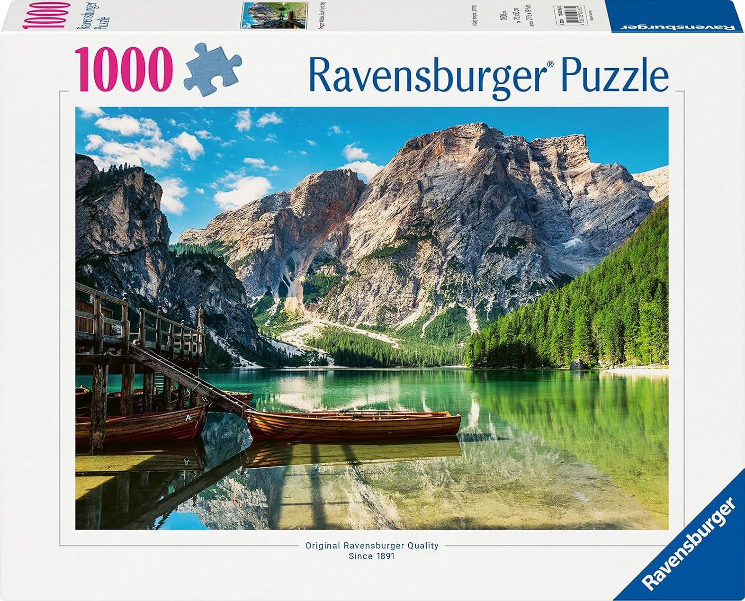 image:imageRavensburger Puzzle Prags Wildsee Dolomiten Sdtirol 1000 Teile PuzzleScenic
