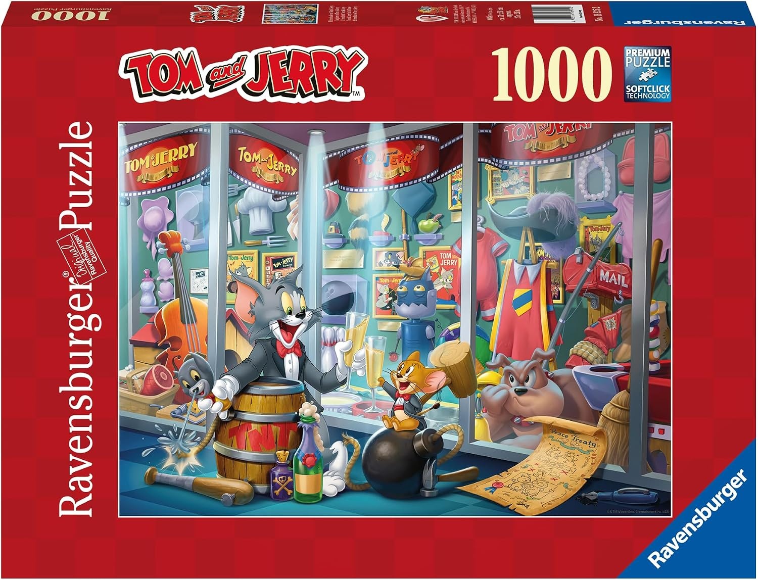 image:imageRavensburger Puzzle Ruhmeshalle von Tom amp Jerry 1000 Teile PuzzleAntik