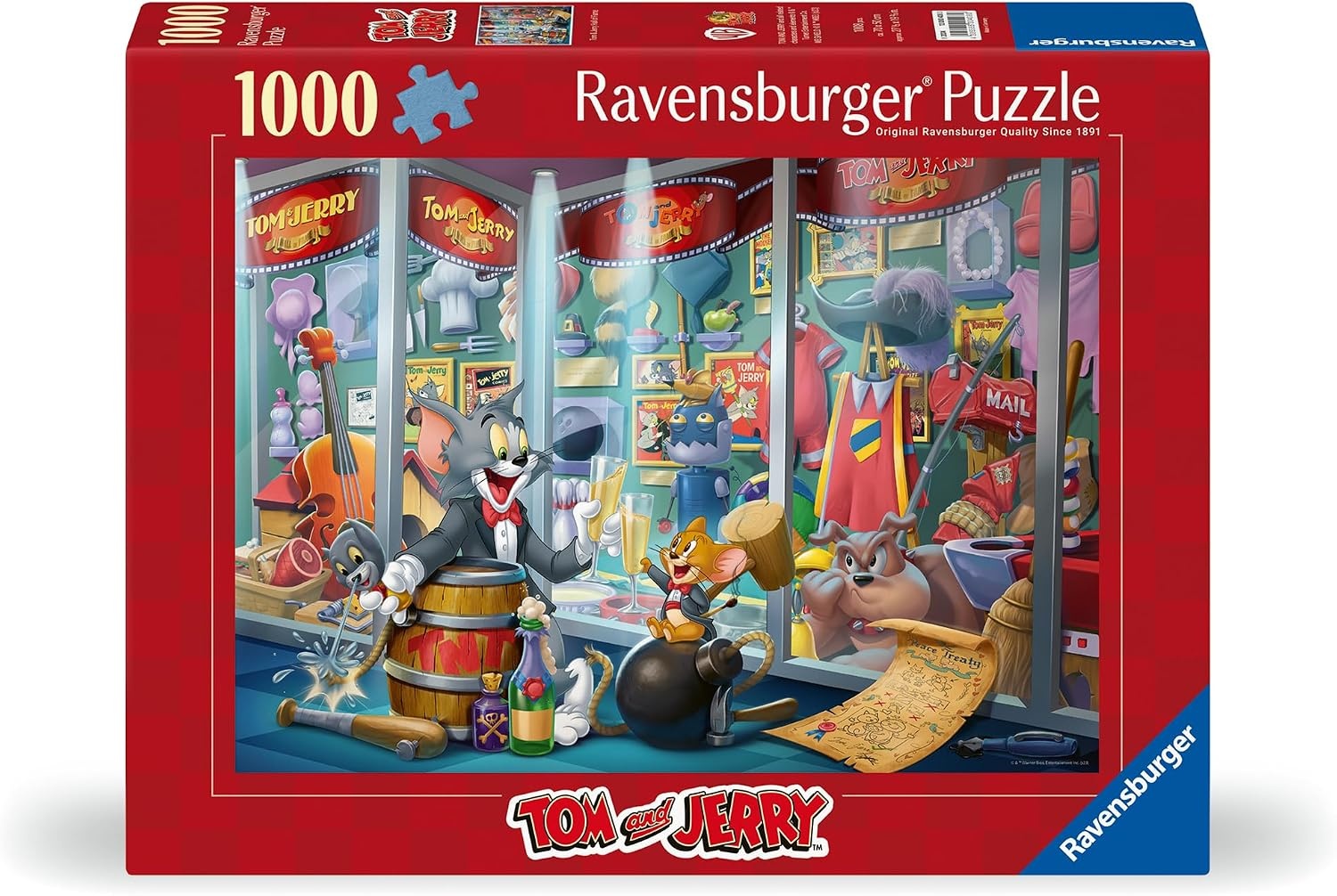 image:imageRavensburger Puzzle Ruhmeshalle von Tom amp Jerry 1000 Teile PuzzleModern