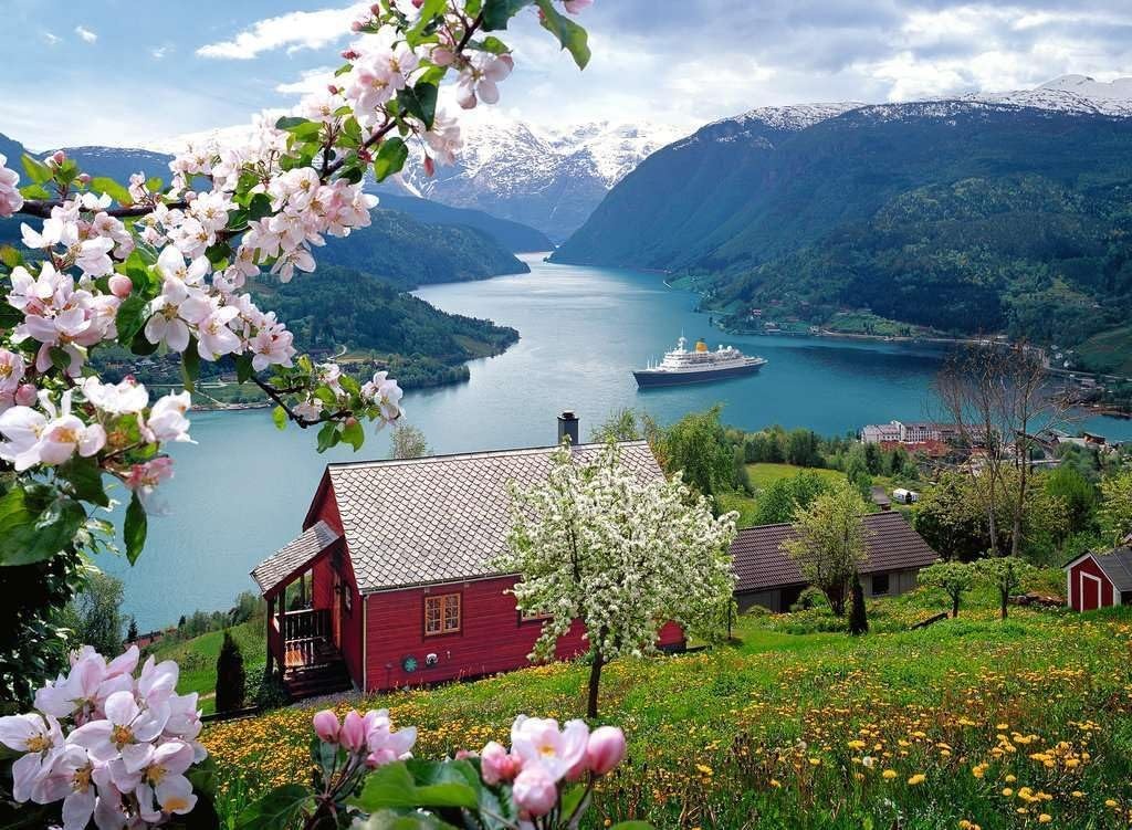 image:imageRavensburger Puzzle Skandinavische Idylle 500 Teile Puzzle fr ErwachseneSkandinavisch