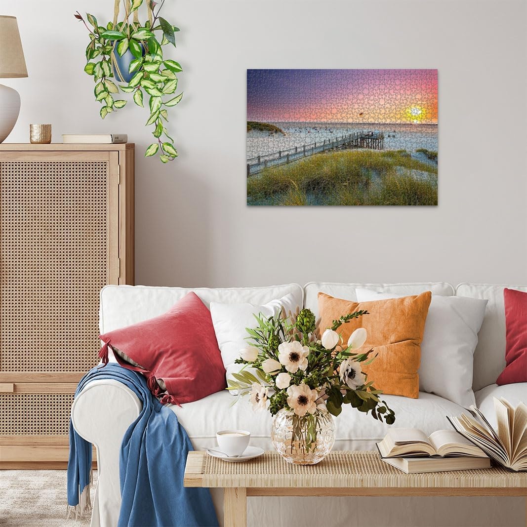 image:imageRavensburger Puzzle Sonnenuntergang ber Amrum 1000 Teile PuzzleModern