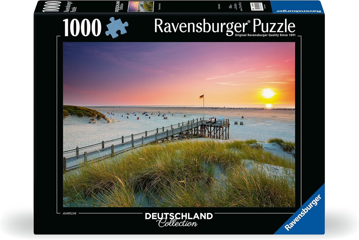 image:imageRavensburger Puzzle Sonnenuntergang ber Amrum 1000 Teile PuzzleModern