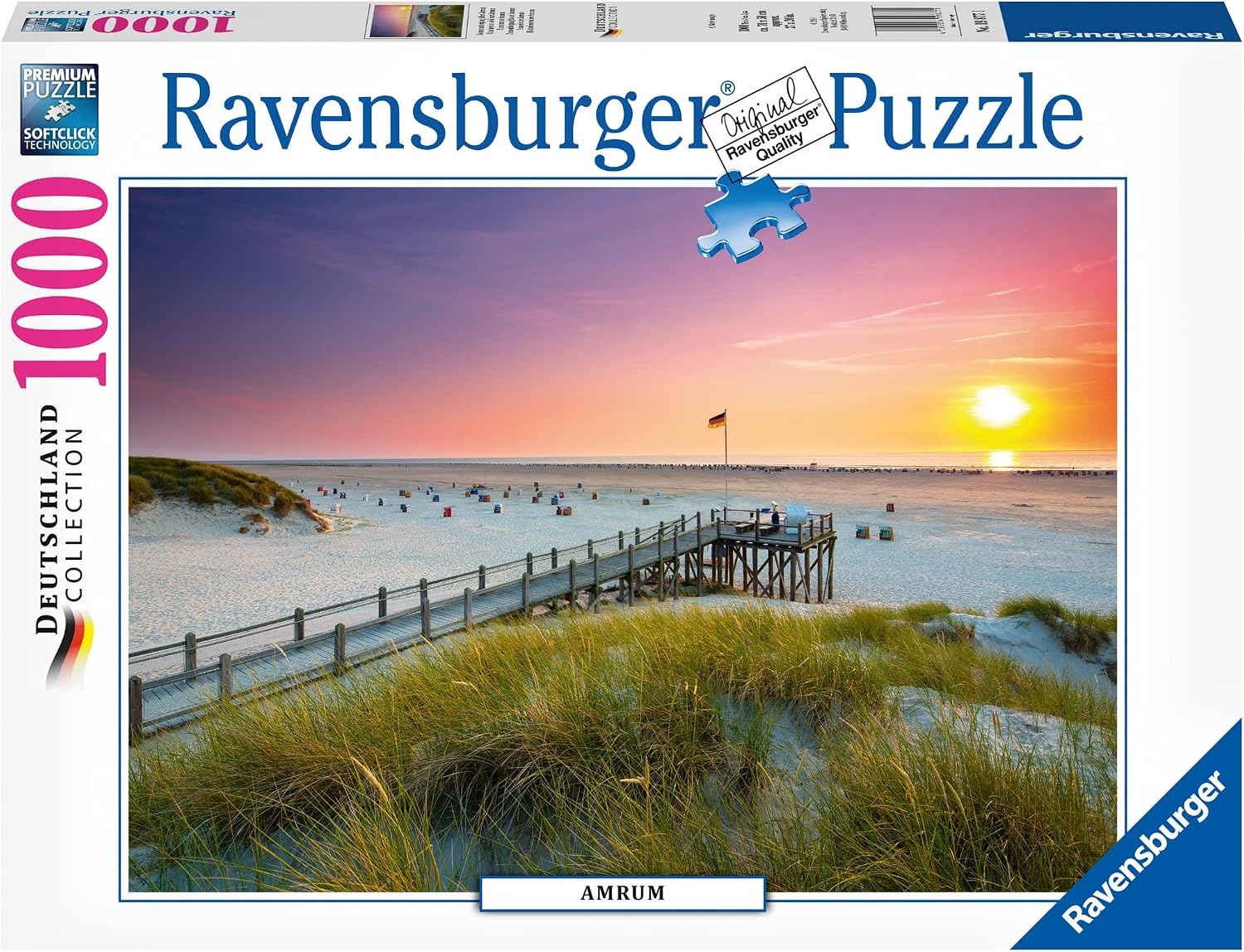 image:imageRavensburger Puzzle Sonnenuntergang ber Amrum 1000 Teile PuzzleScenic