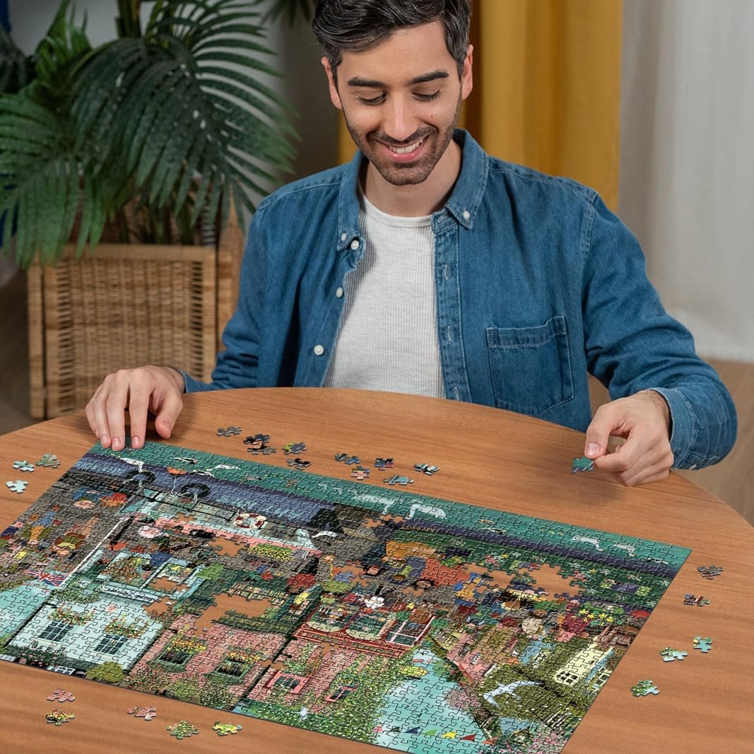 image:imageRavensburger Puzzle Stadt am Fluss 1000 Teile Puzzle fr ErwachseneModern