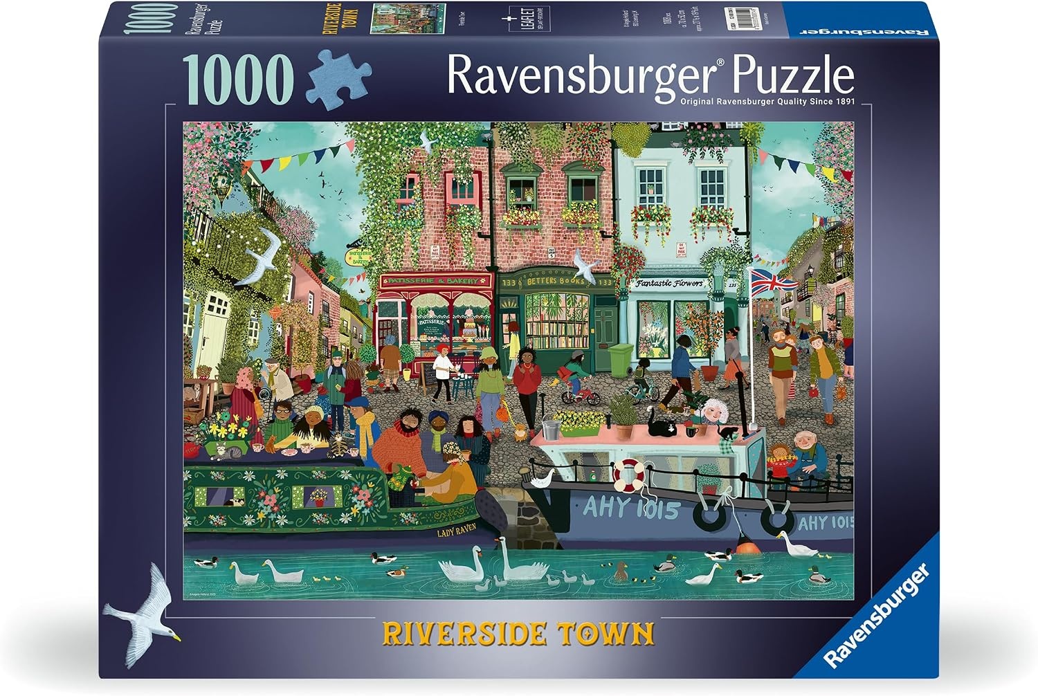 image:imageRavensburger Puzzle Stadt am Fluss 1000 Teile Puzzle fr ErwachseneModern