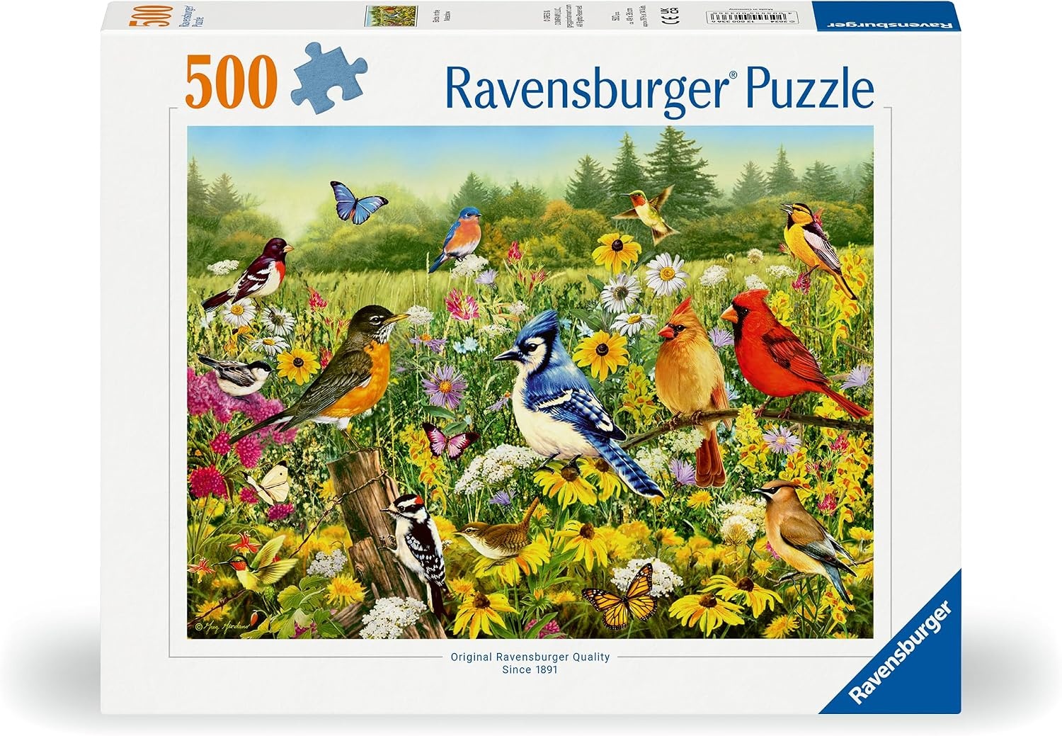 image:imageRavensburger Puzzle Vogelwiese 500 Teile Puzzle fr ErwachseneModern