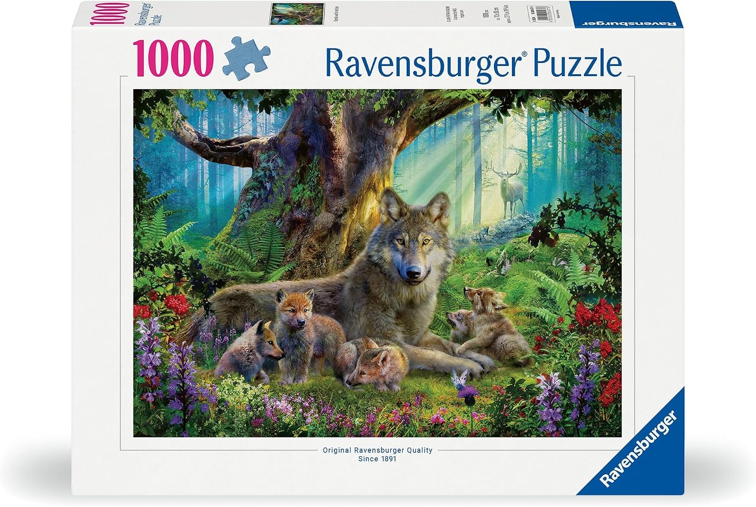 image:imageRavensburger Puzzle Zebras am Wasserloch 500 Teile Puzzle fr ErwachseneWlfe im Wald