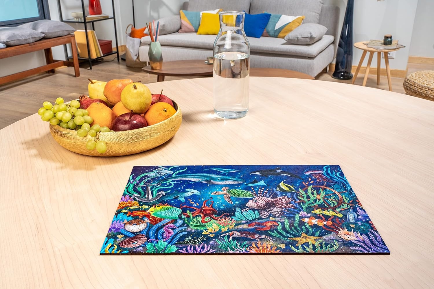 image:imageRavensburger Wooden Puzzle 17515 Unten im Meer 500 Teile Holzpuzzle fr Erwachsene und Kinder ab 14 Jahren mit stabilen individuellen Puzzleteilen und 40 kleinen Holzfiguren WhimsiesSingle