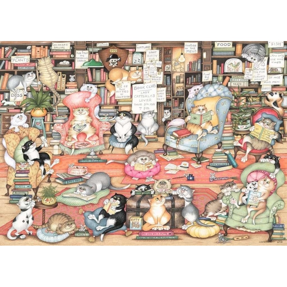 image:imageRavensburger Puzzle Crazy Cats Bingleys Bookclub 1000 dielovModern