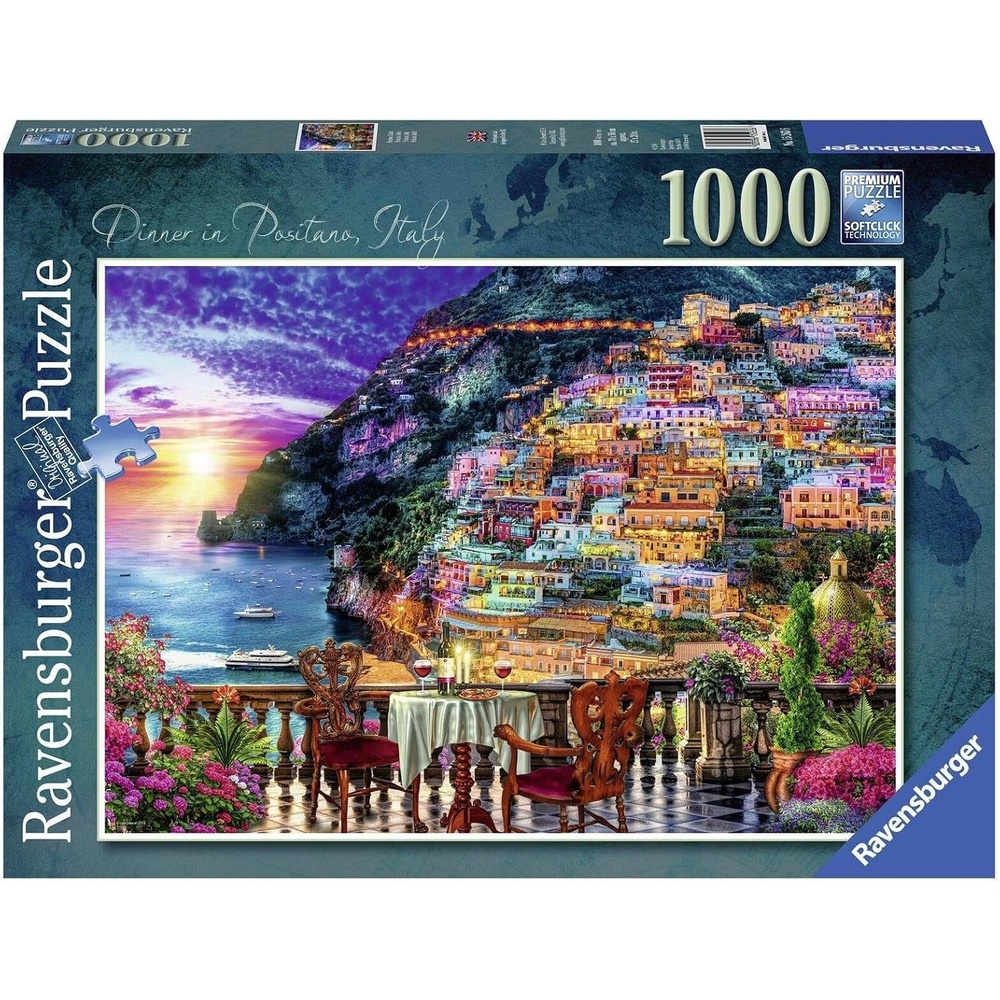 image:imageRavensburger 1000 Stcke Abendessen in Positano Italien Puzzle fr Erwachsene und Kinder ab 12 JahrenModern