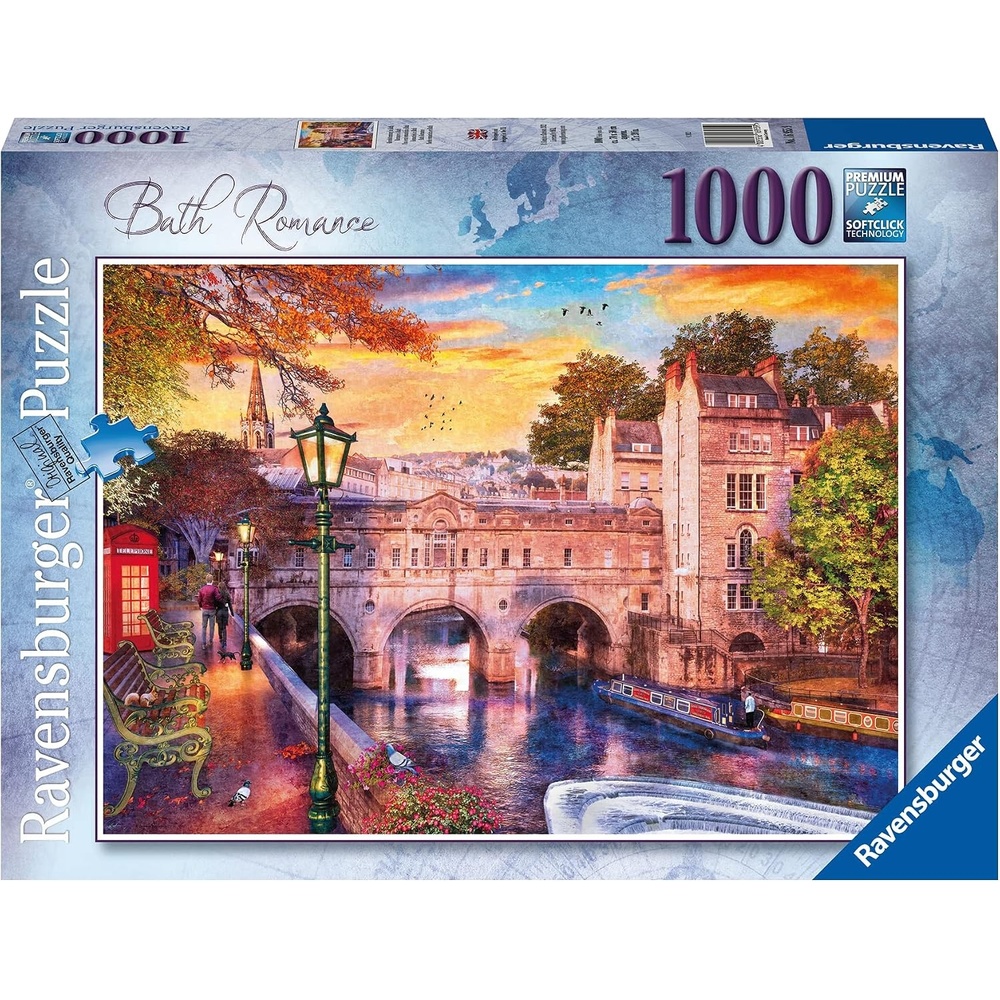 image:imageRavensburger 12000163 Romantischer Abend in Bath Puzzle 1000 Teile Erwachsene und Jugendliche Puzzle ab 14 JahrenAntik