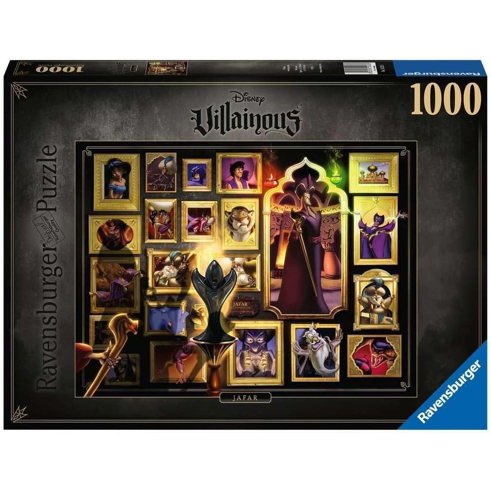 image:imageRavensburger Puzzle 12000037 Disney Villainous Maleficent 1000 Teile Puzzle fr Erwachsene und Kinder ab 14 Jahren Disney Puzzle Disney Geschenke Green PurpleJafar 1000 PC