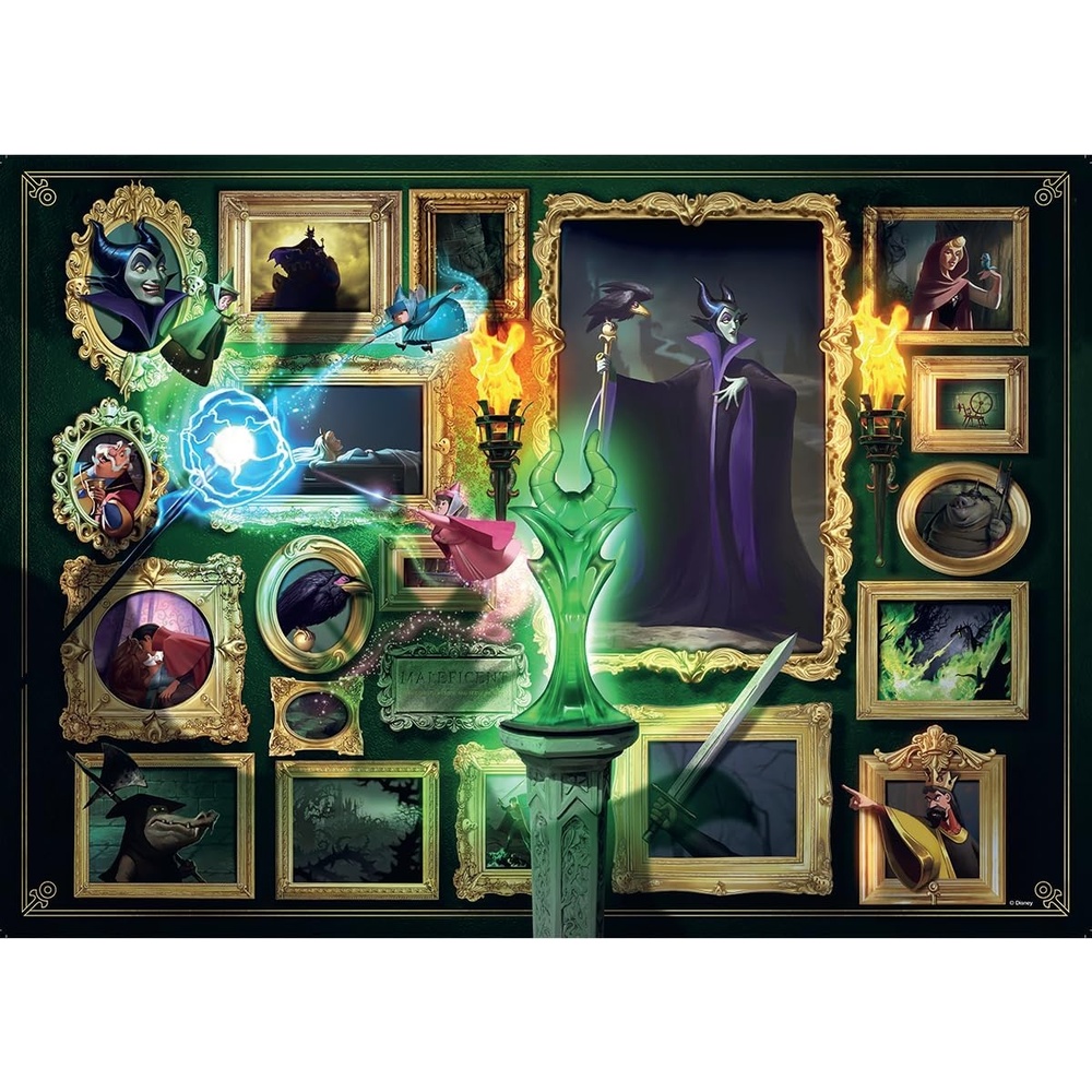 image:imageRavensburger Puzzle 12000037 Disney Villainous Maleficent 1000 Teile Puzzle fr Erwachsene und Kinder ab 14 Jahren Disney Puzzle Disney Geschenke Green PurpleModern