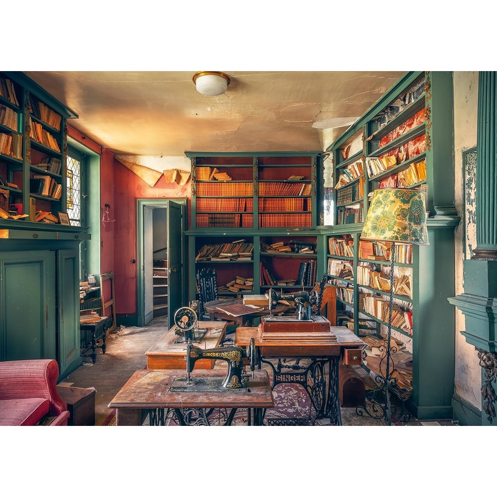 image:imageRavensburger Puzzle 12000180 Singer Library Lost Places 1000 Teile Puzzle fr Erwachsene und Kinder ab 14 Jahren Lost Places PuzzleAntik