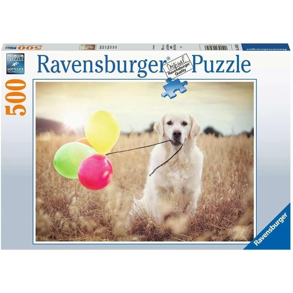 image:imageRavensburger Puzzle 12000221 Luftballonparty 500 Teile Puzzle fr Erwachsene und Kinder ab 12 JahrenAntik