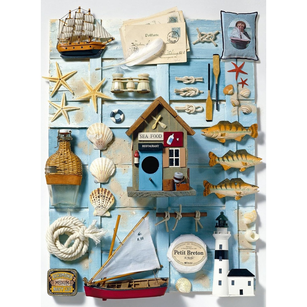 image:imageRavensburger Puzzle 12000223 Maritimes Flair 500 Teile Puzzle fr Erwachsene und Kinder ab 12 JahrenMaritim