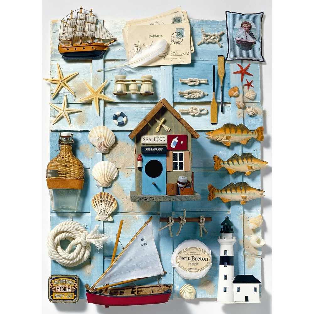 image:imageRavensburger Puzzle 12000223 Maritimes Flair 500 Teile Puzzle fr Erwachsene und Kinder ab 12 JahrenRustikal