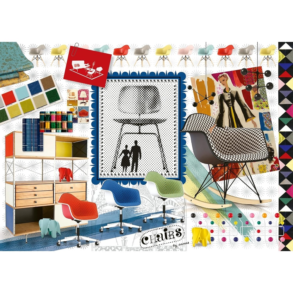 image:imageRavensburger Puzzle 12000400  Eames Design Spektrum  1000 Teile Puzzle fr Erwachsene und Kinder ab 14 Jahren DesignPuzzleAntik