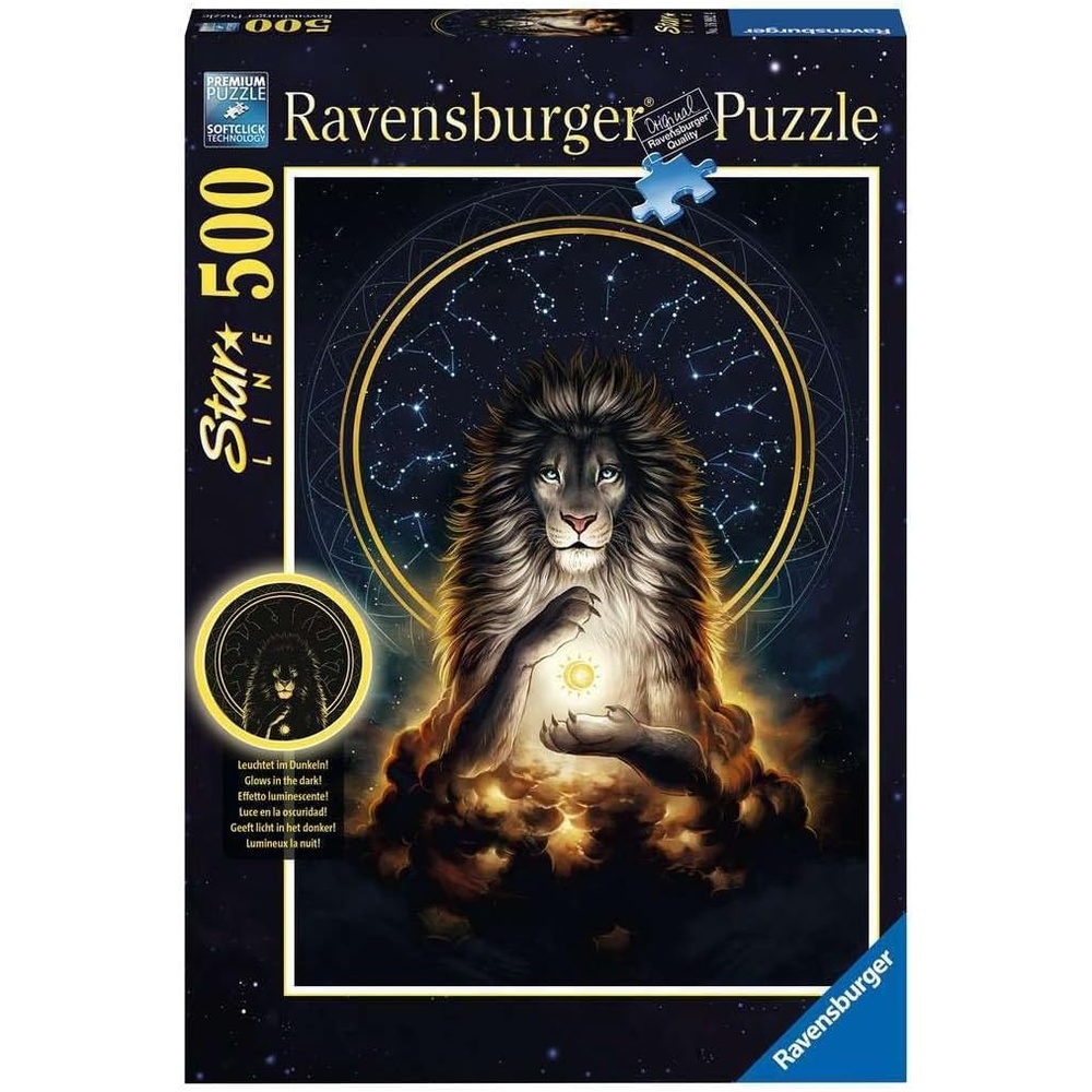 image:imageRavensburger Puzzle 12000480  Starline  500 Teile Puzzle fr Erwachsene und Kinder ab 12 Jahren TierPuzzleIm Dunkeln leuchtend