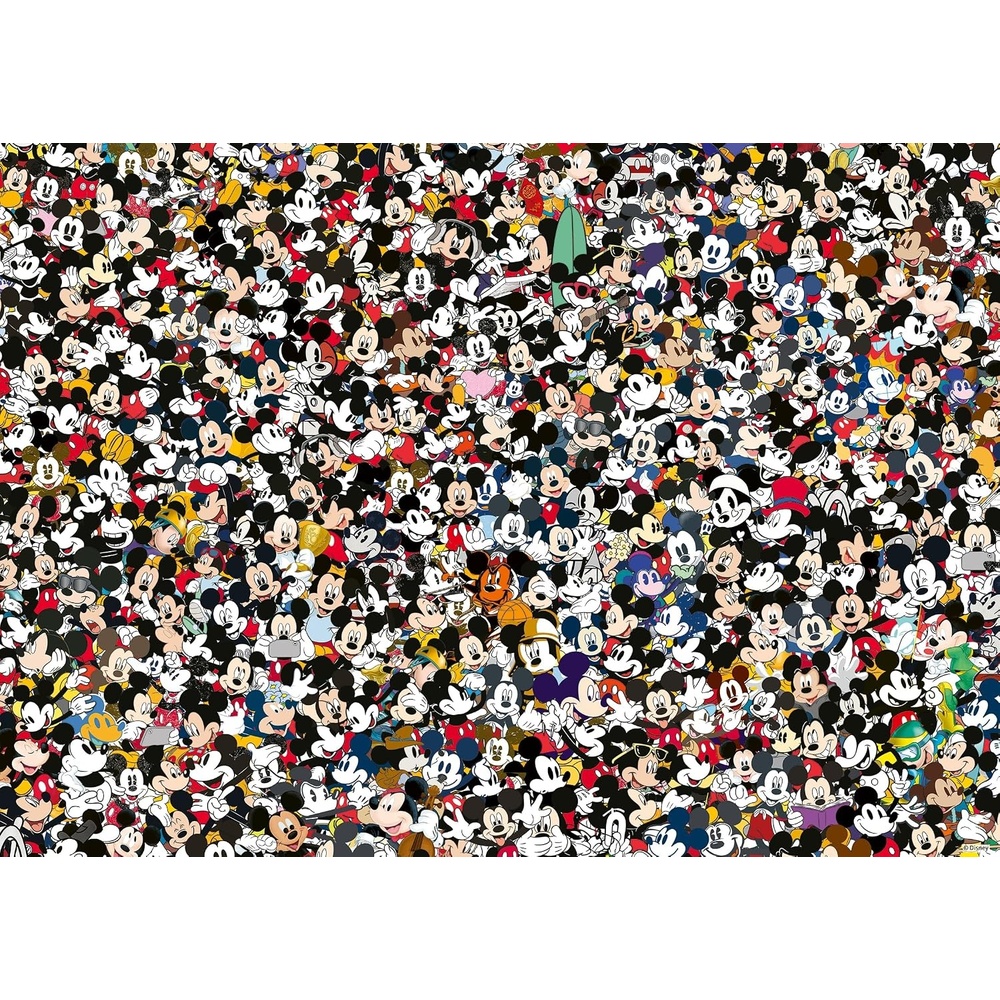 image:imageRavensburger Puzzle 12000529  Mickey Challenge  1000 Teile Puzzle fr Erwachsene und Kinder ab 14 Jahren Disney Puzzle Disney GeschenkeMickey Challenge