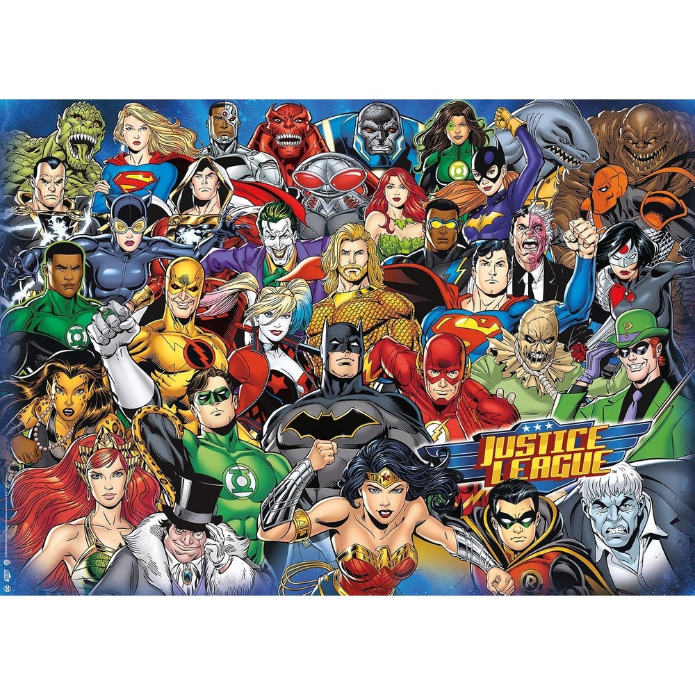 image:imageRavensburger Puzzle 12000565  DC Comics Challenge  1000 Teile Puzzle fr Erwachsene und Kinder ab 14 Jahren DC Comics GeschenkeAntik