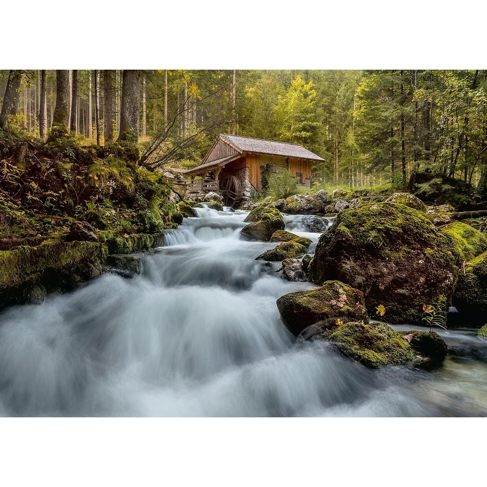 image:imageRavensburger Puzzle 12000604  Mhle am Gollinger Wasserfall  1000 Teile Puzzle fr Erwachsene und Kinder ab 14 JahrenModern