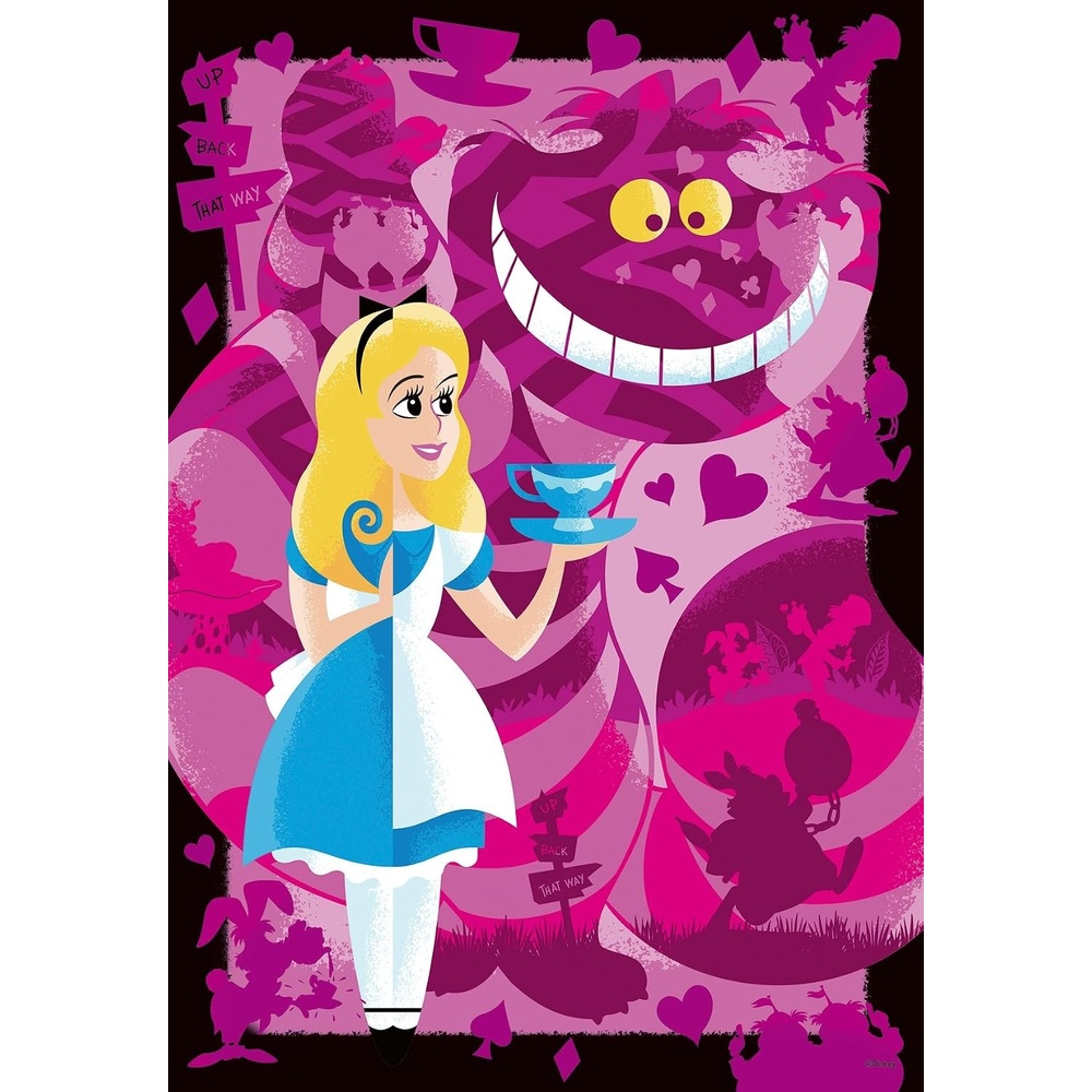 image:imageRavensburger Puzzle 12001046 Alice 300 Teile Puzzle fr Erwachsene und Kinder ab 8 Jahren Disney Puzzle Disney GeschenkeCartoon