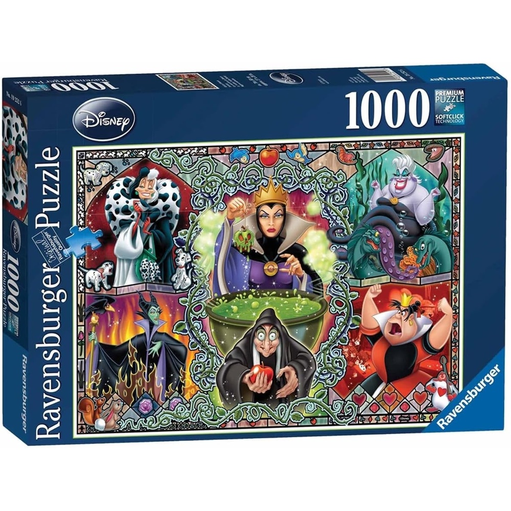 image:imageRavensburger Puzzle 2D 1000 elementw Disney Czarownice Nowy DesignBsewichtThema
