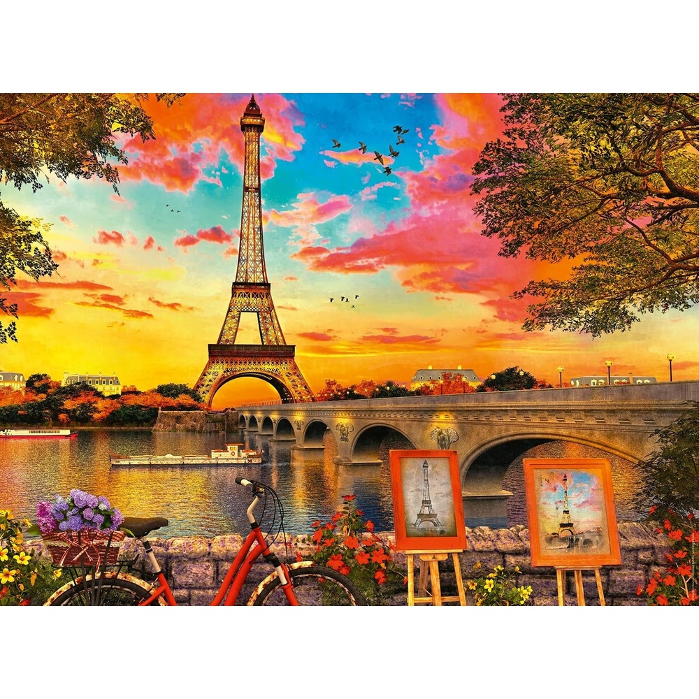 image:imageRavensburger Puzzle Abends in Paris 500 Teile Puzzle fr ErwachseneAbends in Paris