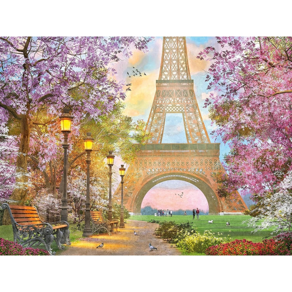 image:imageRavensburger Puzzle Abends in Paris 500 Teile Puzzle fr ErwachseneVerliebt in Paris