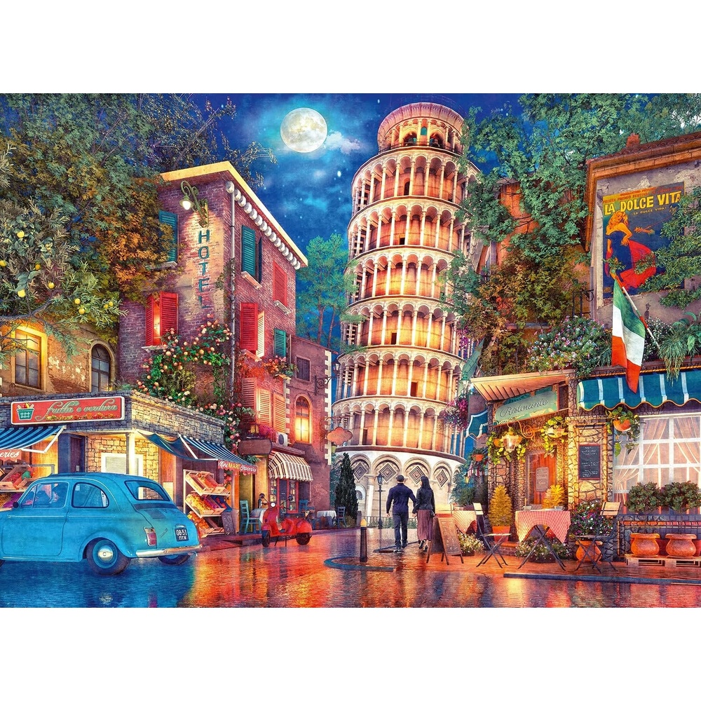image:imageRavensburger Puzzle Abends in Pisa 500 Teile Puzzle fr ErwachseneBlau