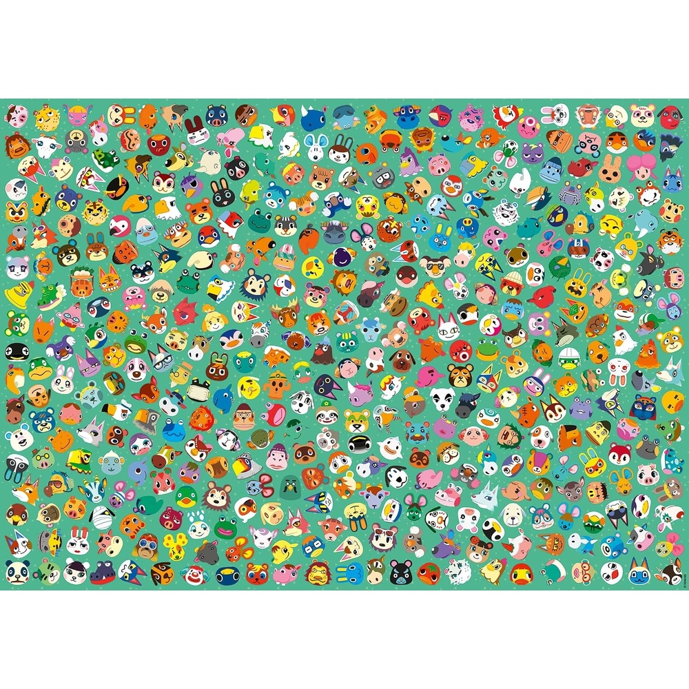 image:imageRavensburger Puzzle Challenge Animal Crossing 1000 Teile PuzzleAntik