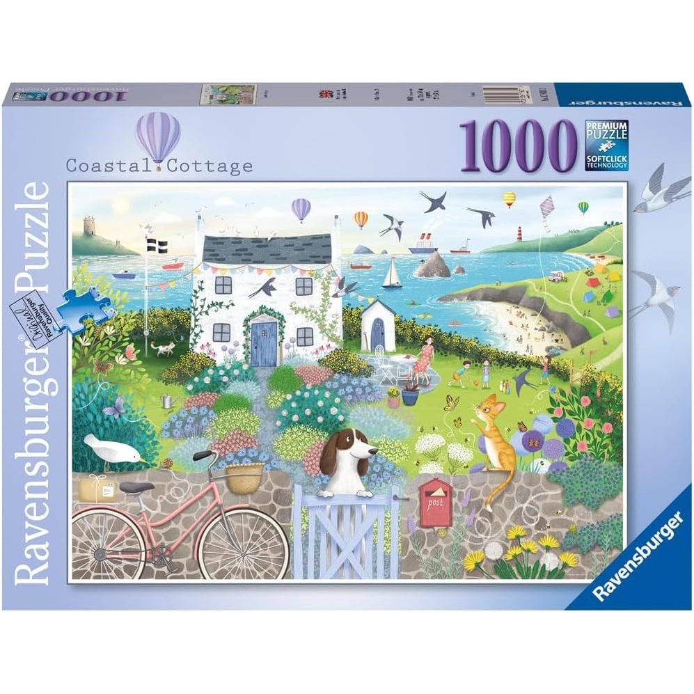 image:imageRavensburger Puzzle Cottage am Fluss 500 Teile Puzzle fr ErwachseneAntik