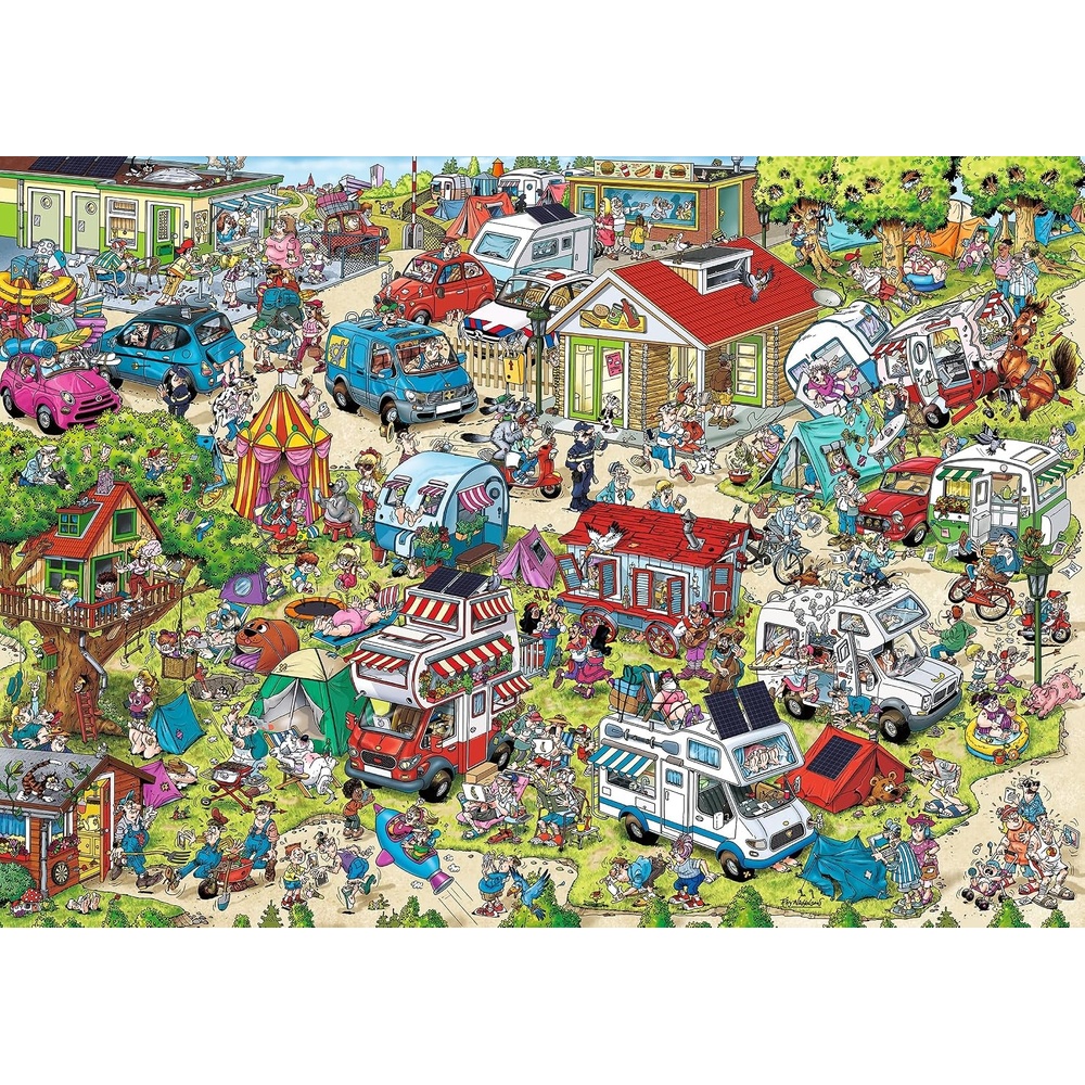 image:imageRavensburger Puzzle Der Campingplatz 1000 TeileModern