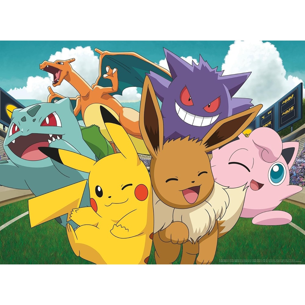 image:imageRavensburger Puzzle Die Pokmon im Stadion 500 Teile PuzzlePokmon Stadion