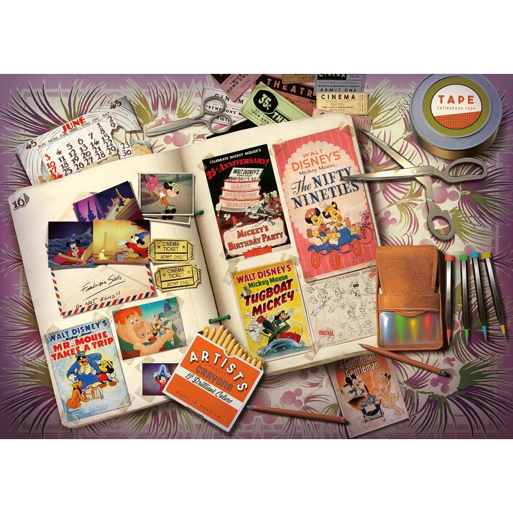 image:imageRavensburger Puzzle Disney 1940 Mickey Moments 1000 Teile PuzzleAntik