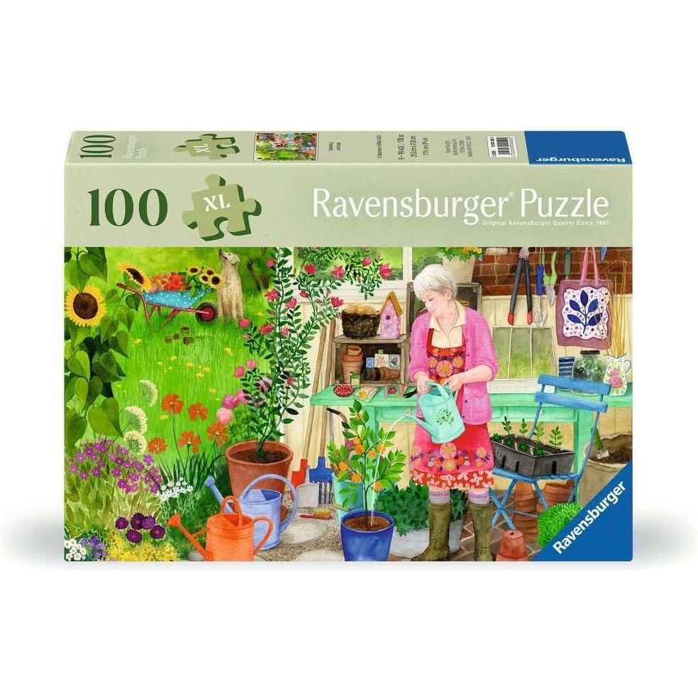 image:imageRavensburger Puzzle Gartenarbeit 100 groe PuzzleTeile fr Senioren
