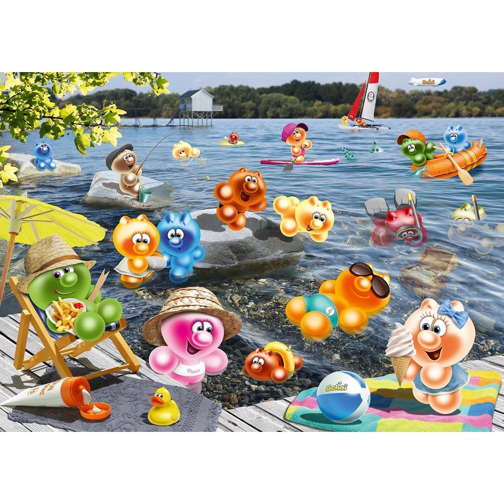 image:imageRavensburger Puzzle Gelini Seepicknick 1000 Teile Puzzle fr Erwachsene