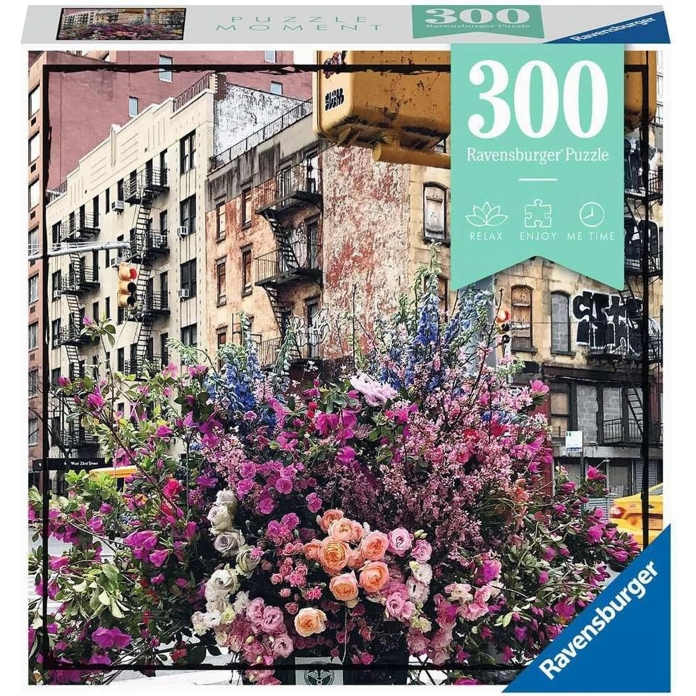 image:imageRavensburger Puzzle Green 300 Teile Puzzle fr ErwachseneFlowers in New York Puzzle mit 300 Teilen