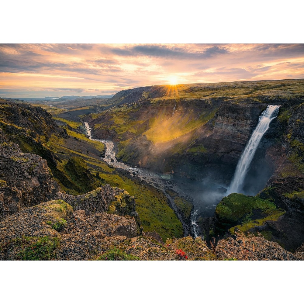 image:imageRavensburger Puzzle Haifoss auf Island  1000 Teile Puzzle fr ErwachseneMehrfarbig