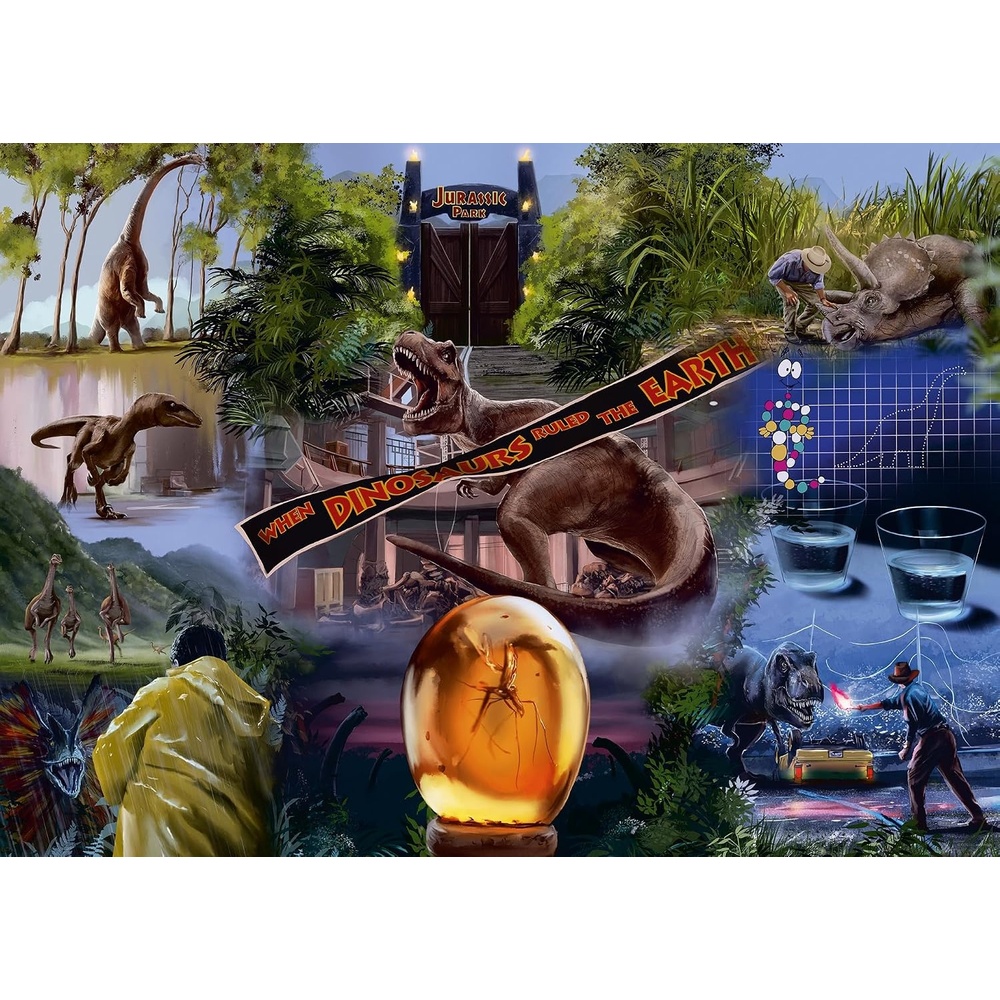 image:imageRavensburger Puzzle Jurassic Park 1000 Teile Puzzle fr ErwachseneArt Deco