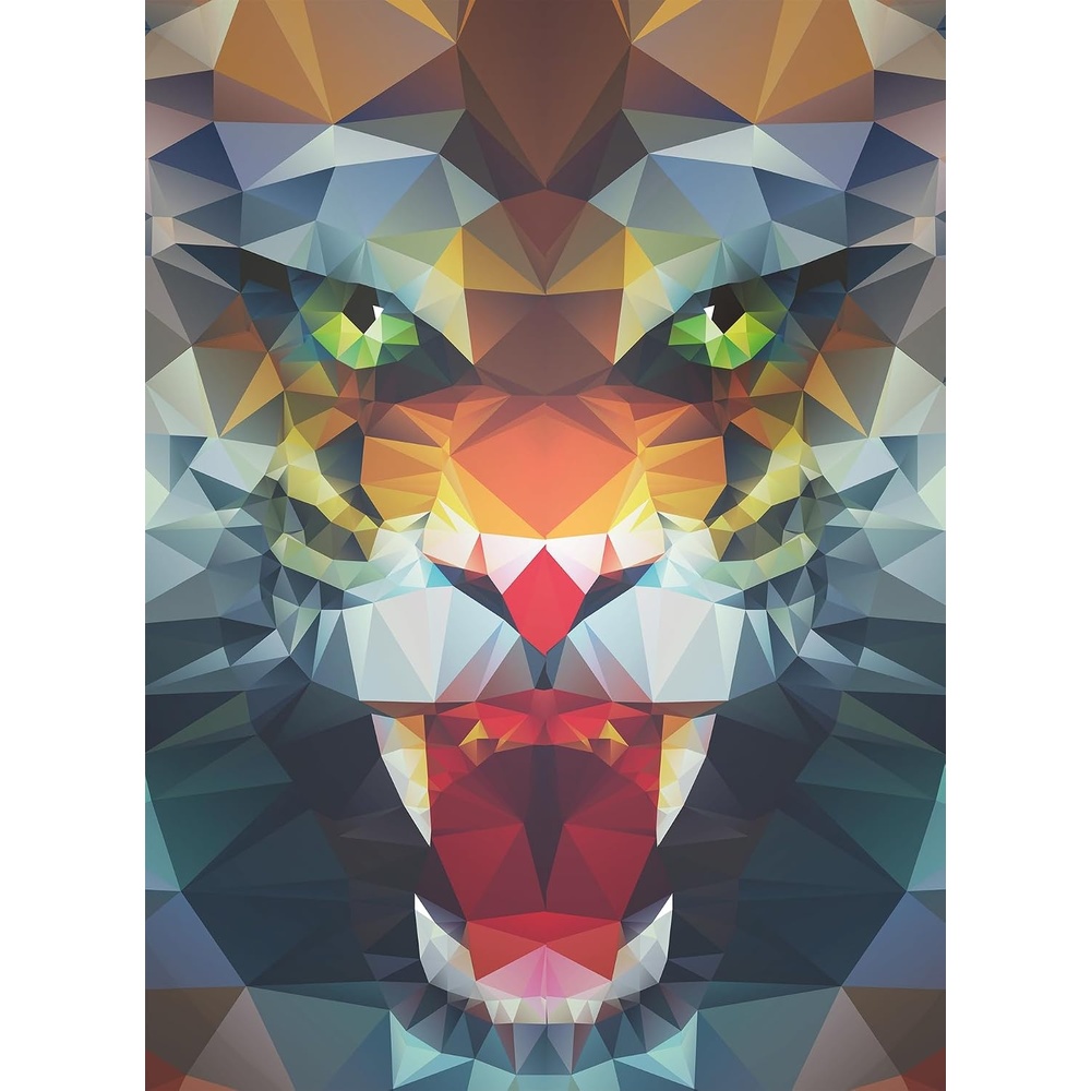 image:imageRavensburger Puzzle Lwe aus Polygonen 500 Teile Puzzle fr ErwachseneAntik
