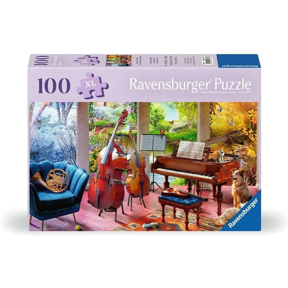 image:imageRavensburger Puzzle Musikalische Jahreszeiten 100 groe PuzzleTeile
