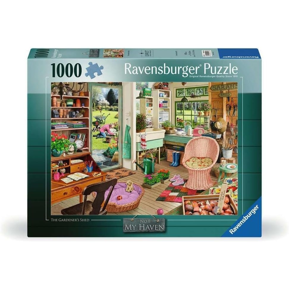 image:imageRavensburger Puzzle My Haven No 8GardenShed 1000 TeileModern